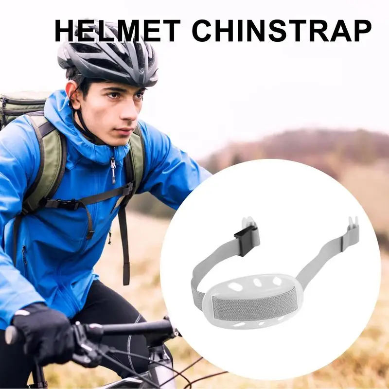 Chin Strap For Hardhat Cupped Chin Strap Detachable Adjustable Loops Hockey Sports Chin Strap Safety Hats Accessories