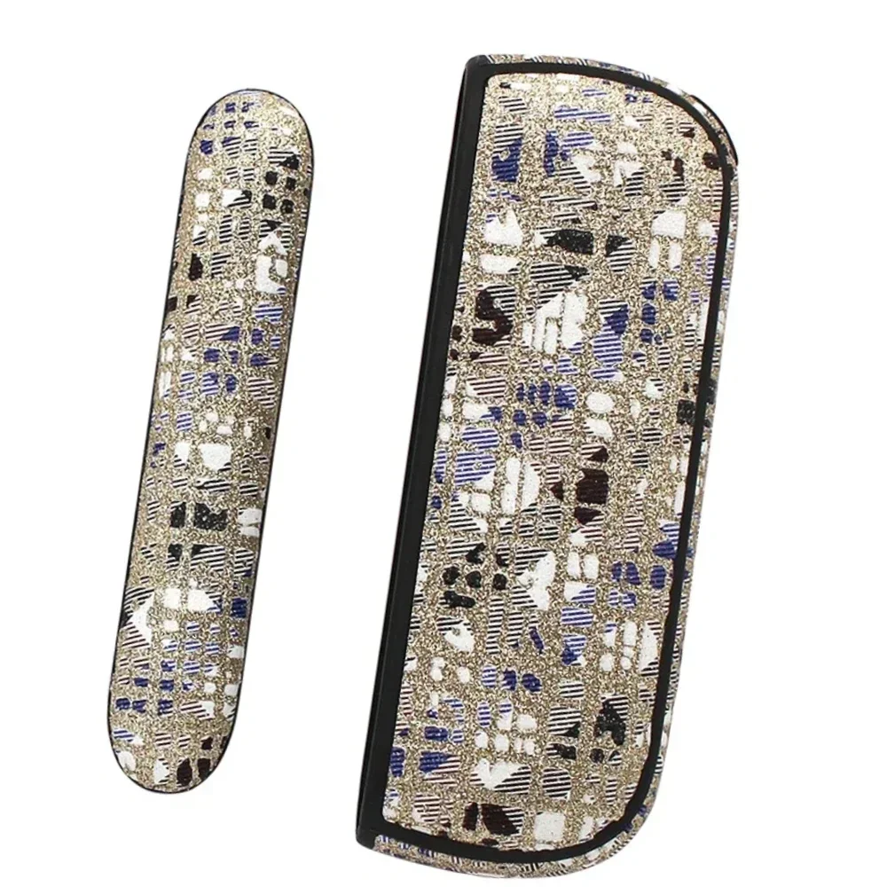 5 Styles Pattern PU Protective Cover for IQOS 3.0 / 3 Duo Case + Magnetic Side Cover Replaceable Decoration Accessories