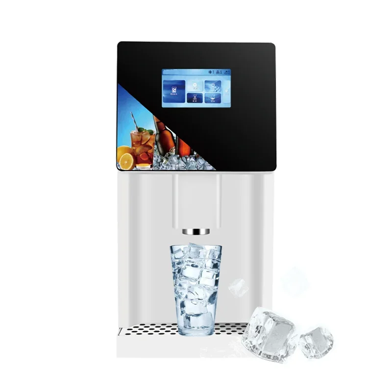 Profession Chewable Ice Machine Kitchen Small-Scale Ice Cube Machine