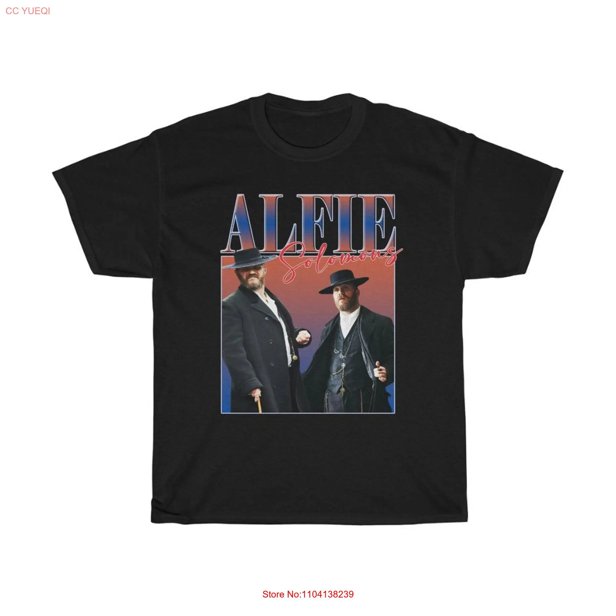 Alfie Solomons shirt T hypebeast vintage 90s rap Best Seller long or short sleeves