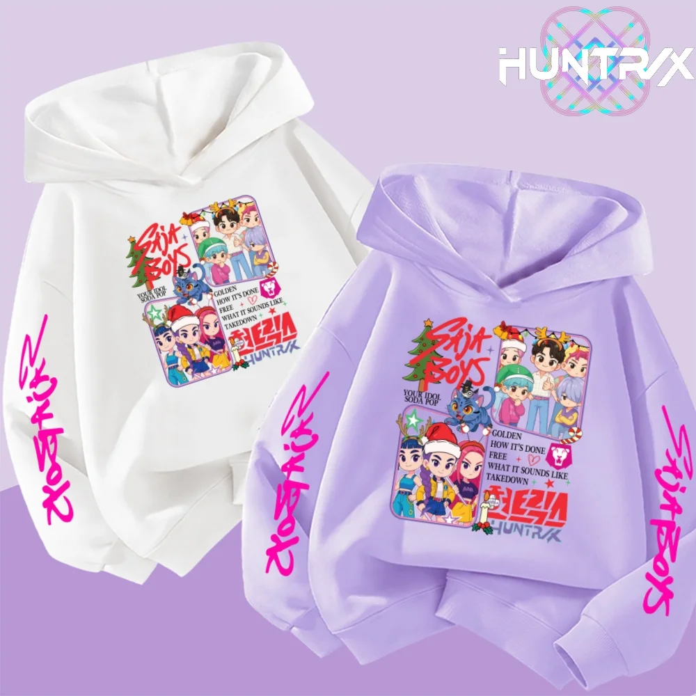 فيلم Kpop شيطان الصيادين ساجا بنين رومي ميرا زوي قلنسوة بسحاب الرجال النساء عيد الميلاد نمط زمم سترة للجنسين هوديس غير رسمية #1