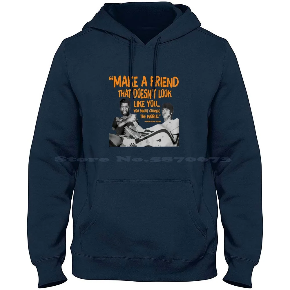 Make A Friend That Doesn'T Look Like You , Kare-Em Abdul Tshirt 100% Cotton Hoodie T Shirt Make A Friend That Doesnt Look Like