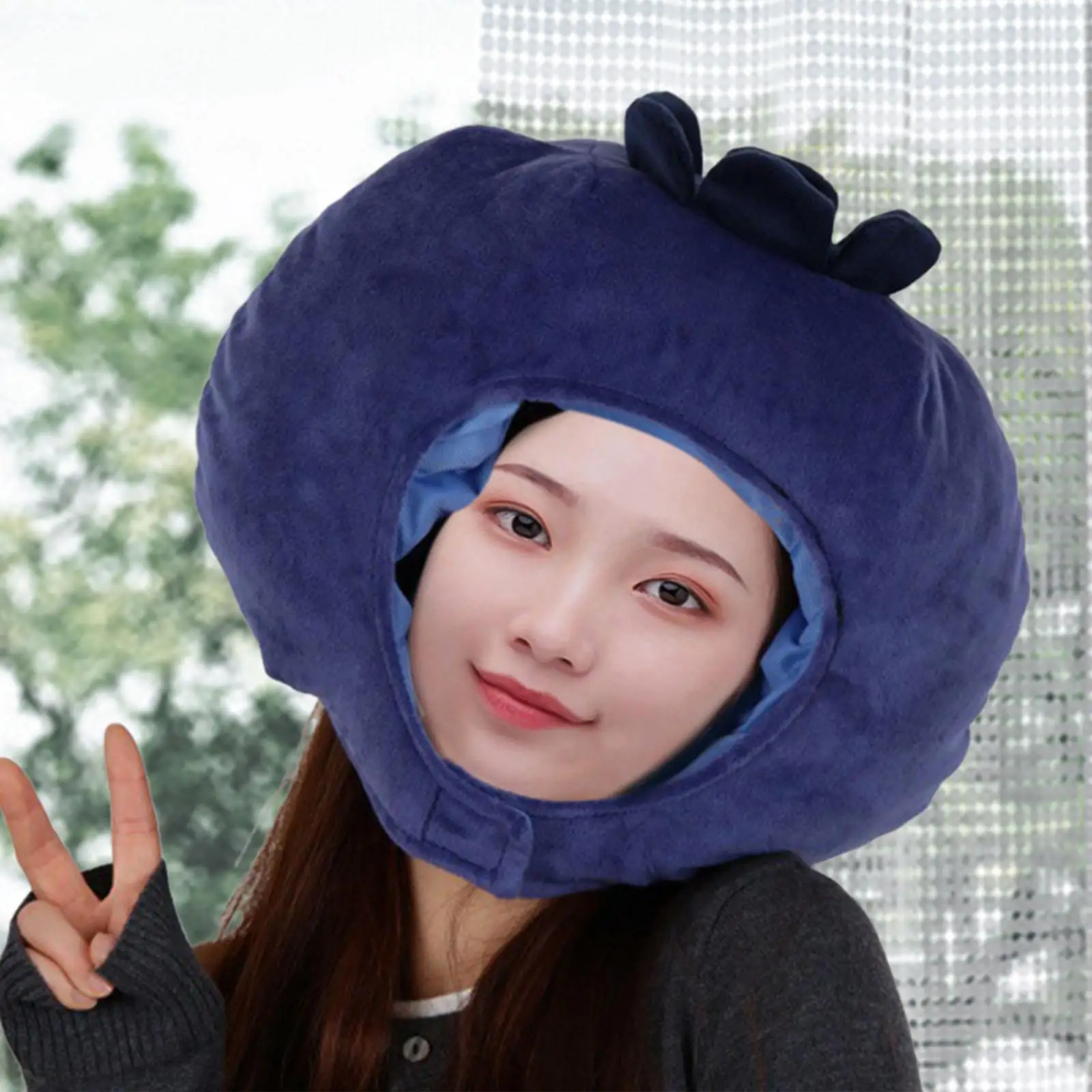 

Blueberry Headgear Hat Warm Winter Comfortable Cute Lightweight Cartoon Dress up