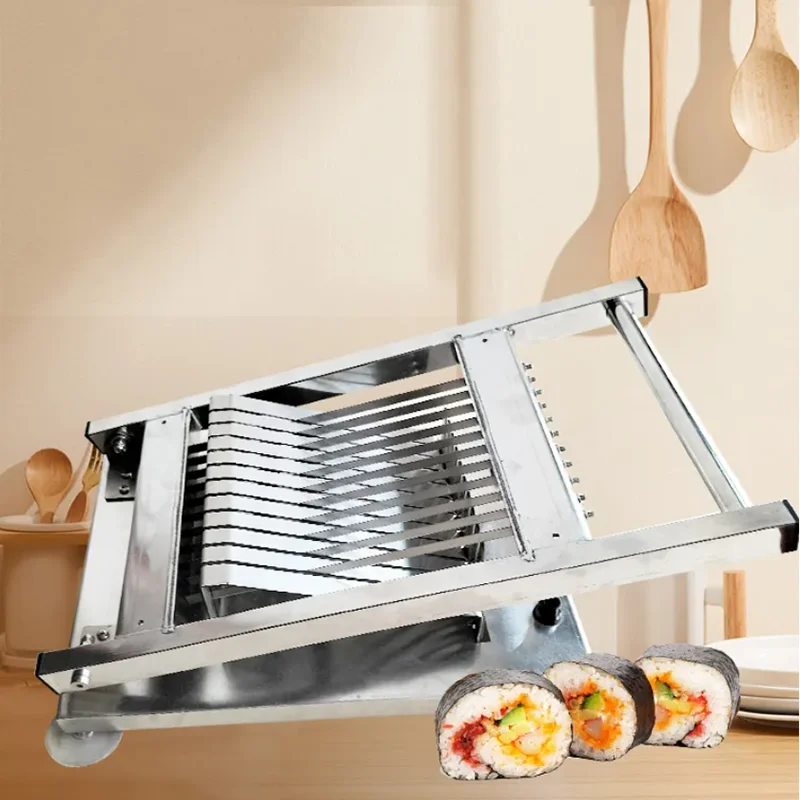 Manual 2cm Sushi Roll Cutter Machine Japan Rice Sushi Roll Cutting Tool Sushi Roll Slicer Cutting Machine