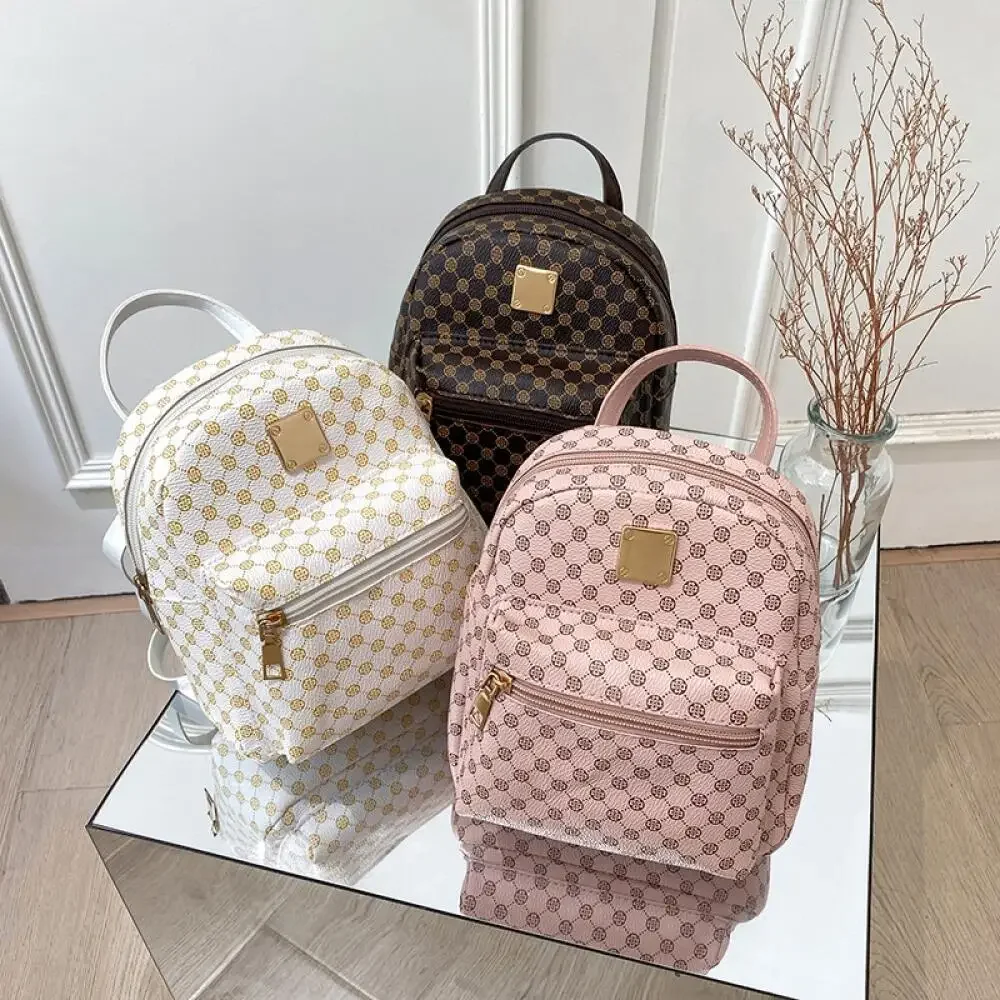 Pu Leather Mini Women Backpack Multi Function Ladies Phone Pouch Pack Ladies School Backpack Shoulder Bags for Women Mochilas