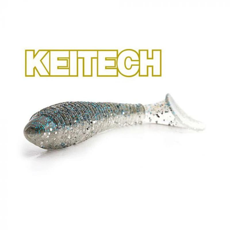 Japanese KEITECH K Brand Fat Vibration T-tail Fish SWING IMPACT FAT Imported Soft Bait for Inverted Fishing