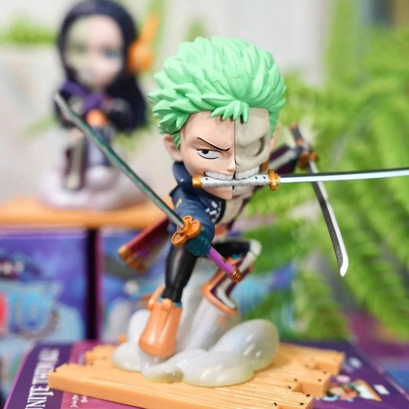 本物のアニメワンピース ルフィ ゾロ ブラインドボックス 第9シリーズ スタチュー PVCモデル ドール キッズトイ 誕生日プレゼント コレクション デコレーション ギフト