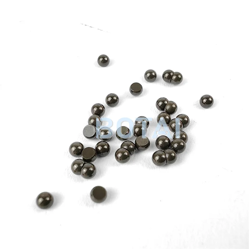 50pcs Genuine New Common Rail Injector Spare Parts Hemisphere Balls, Black Half Ball Valve Ball for DENSO Sprayer Nozzle