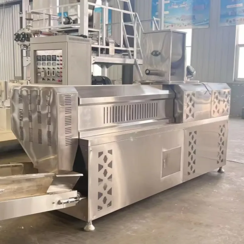 Floating Fish Feed Making Machinery Animal Feed Extruder Machine Plant Fish Feed Processing Line
