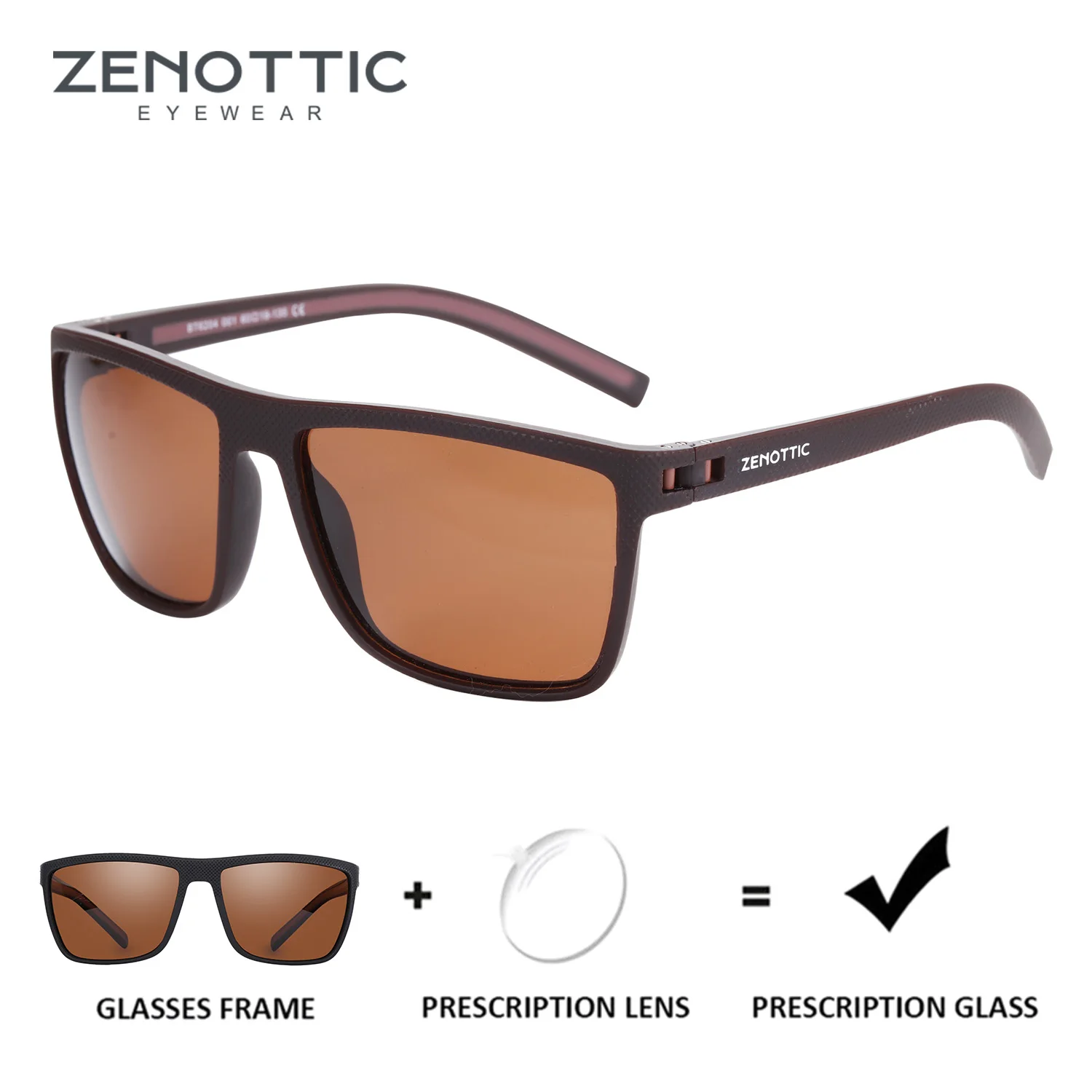 

ZENOTTIC ретро квадратные солнцезащитные очки по рецепту для близорукости и бабочки, диоптрии TR90, поляризационные солнцезащитные очки для женщин и мужчин, оттенки