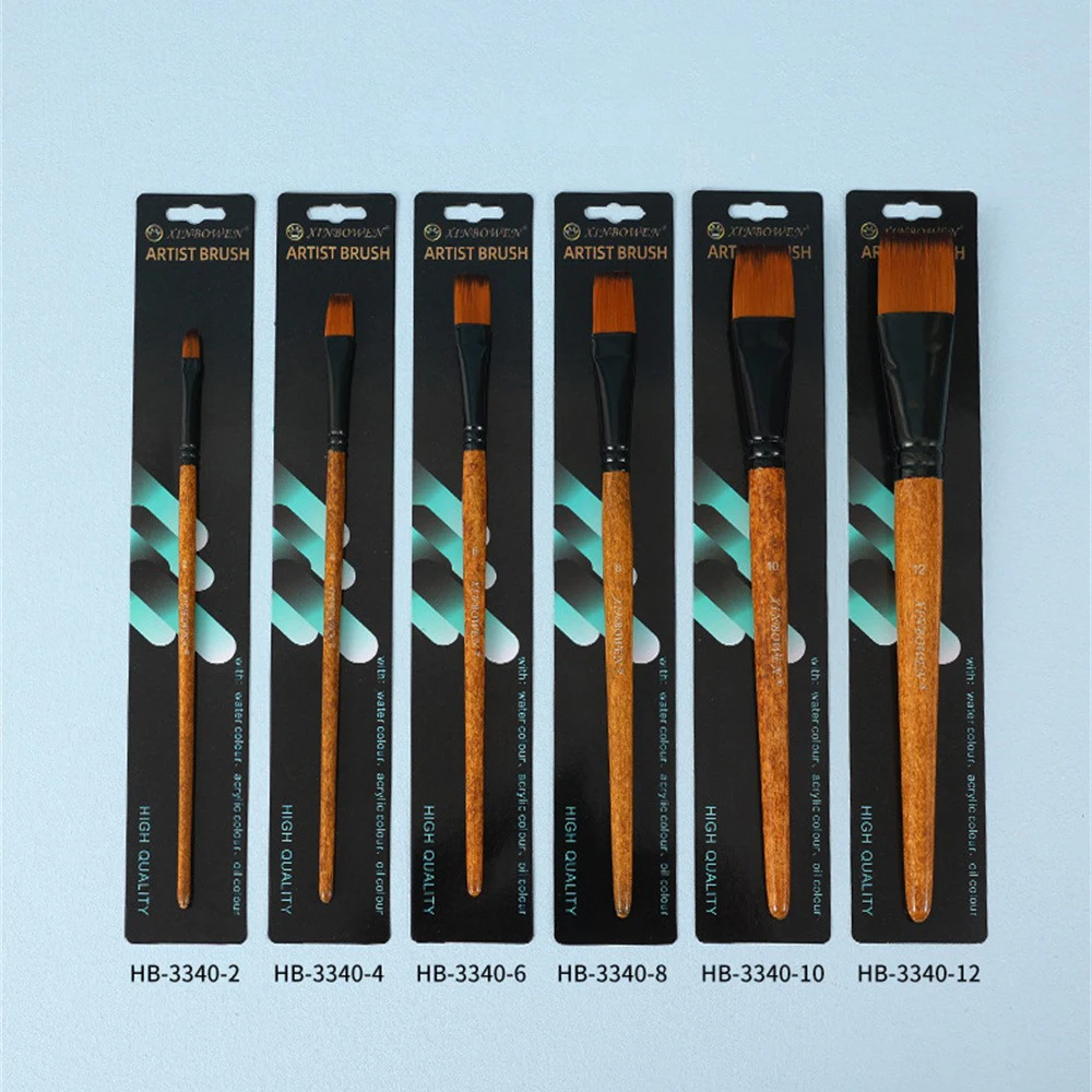 فرشاة نايلون متينة للرسم ، دقيقة سهلة الحمل ، قلم ألوان مائية متين ، صعب تغيير الشكل ، بسيط وأنيق ، جودة عالية