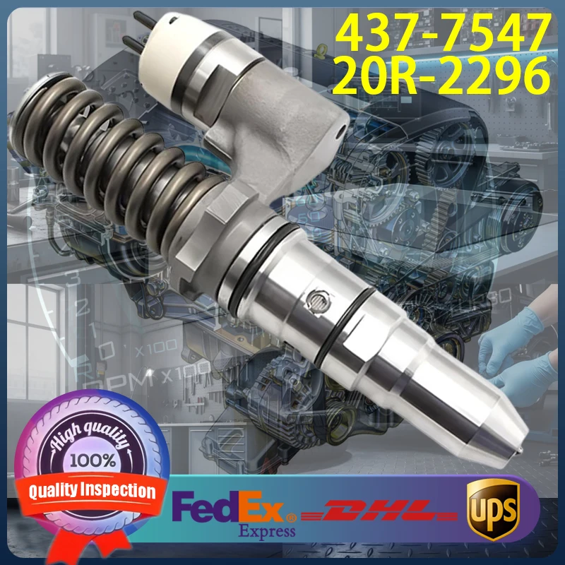 

437-7547 High Quality Diesel Fuel Injector 20R-2296 for Caterpillar CAT 793C 793D Engine