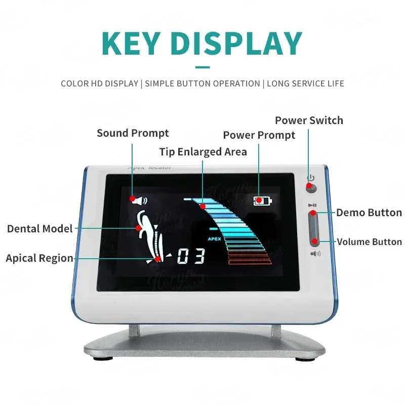 Dental Endo Apex Locator Measuring Instrument LCD Screen Root Canal Apex Location Dentistry Tools