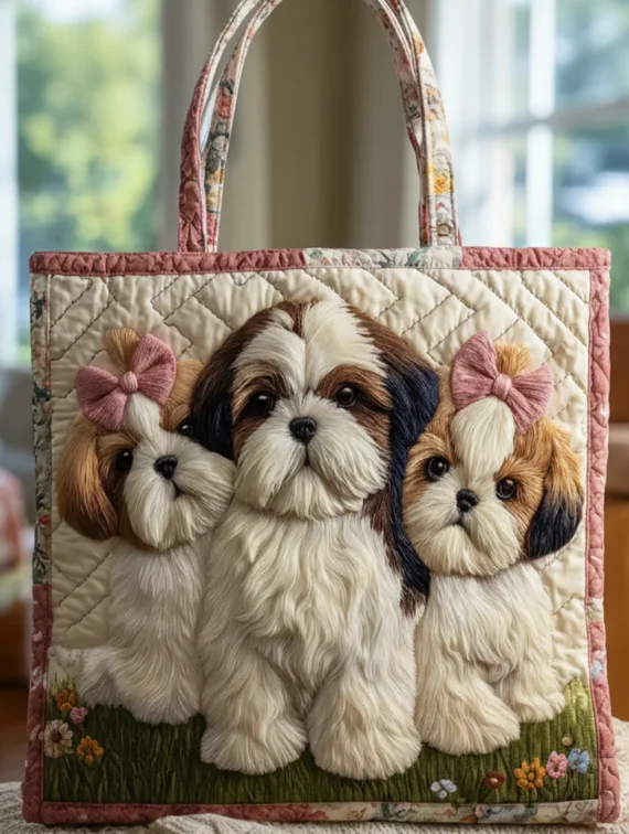 

3D Printed Quilted Tote Bag cute Shopping Bags daily Personalized Gifts Shoulder Bags Handbag Beach Travel Sport Bag Camping