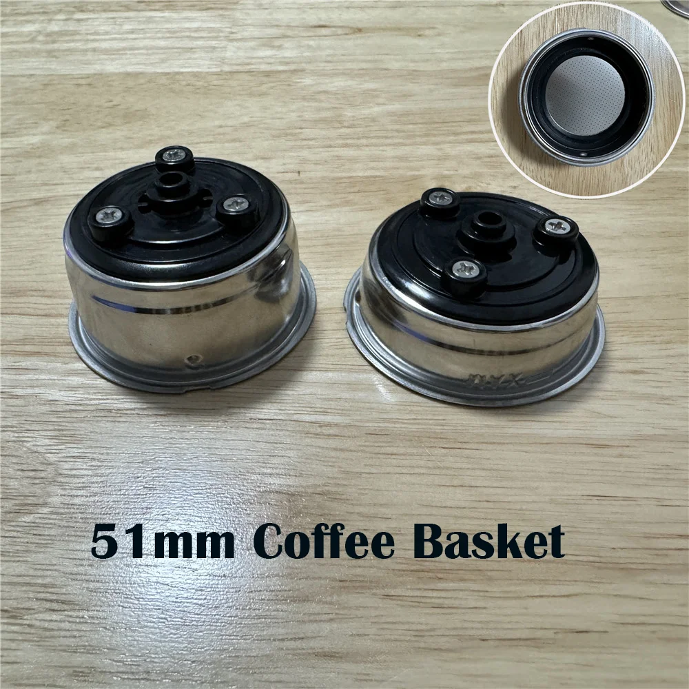 51MM/54MM/58MM Stainless Steel Coffee Filter Basket Replacement Coffee Portafilter Espresso Tools Barista Accessories