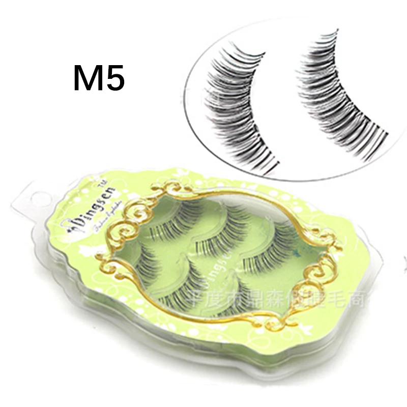DINGSEN 5 Paar Neue Manga-Wimpern Kosmetik Individuelle Natürliche Wimpern Cosplay Wimpernbüschel Make-up Koreanische Künstliche Wimpern – Detail 13