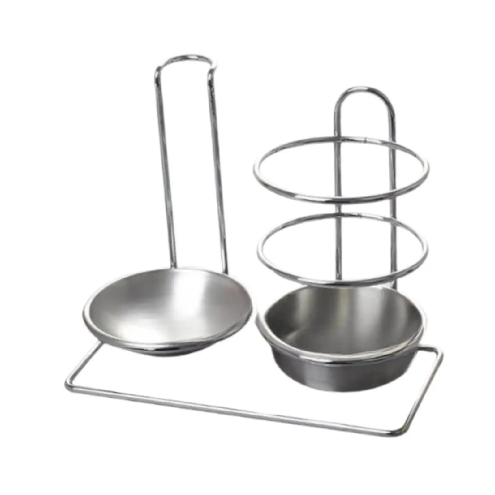 Utensil Holder Stainless Steel Kitchen Countertop Organizer Rack Craft Spoon Holder for Restaurant Kitchen Counter Dinning Room