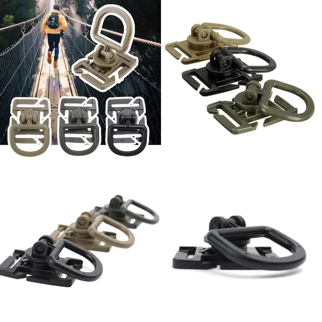 

Y1UC 5lots Easyly Release Rotating Fastener Multipurpose Swivels Clamp Travel Clip
