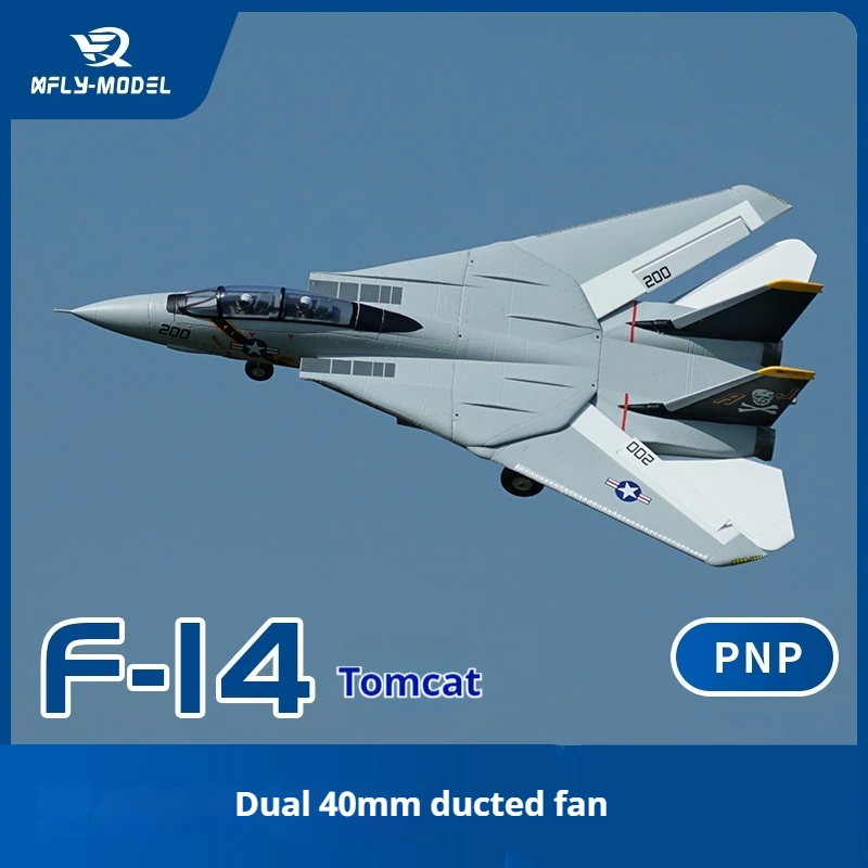 

XFly Swift Double 40mm F-14 Electric RC Plane for Kids Dual Engine 4-Channel Fighter Fixed Wing Model Aircraft Birthday Gift