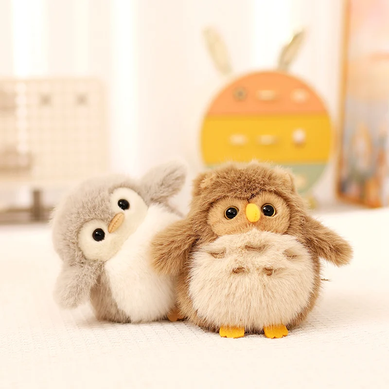 12 cm Kawaii magnetische staande schouder uil schattig knuffeldier zachte pinguïn knuffel jongen of meisjes perfect verjaardagscadeau