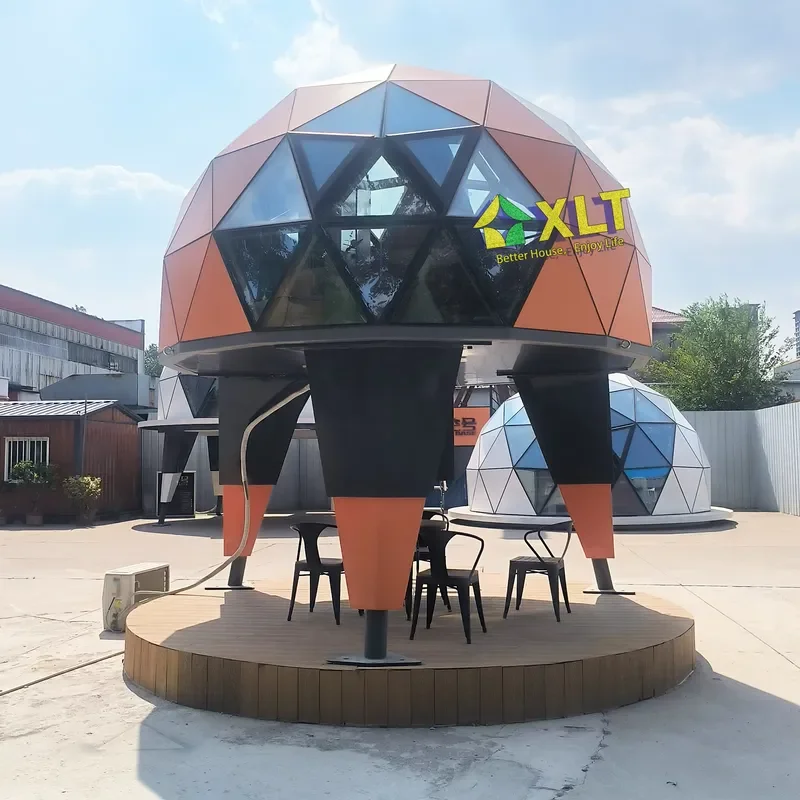 CE Certification Star House Tent 4.16m Dia Geodesic Dome Waterproof for Living Room Bedroom Villa Hotel for