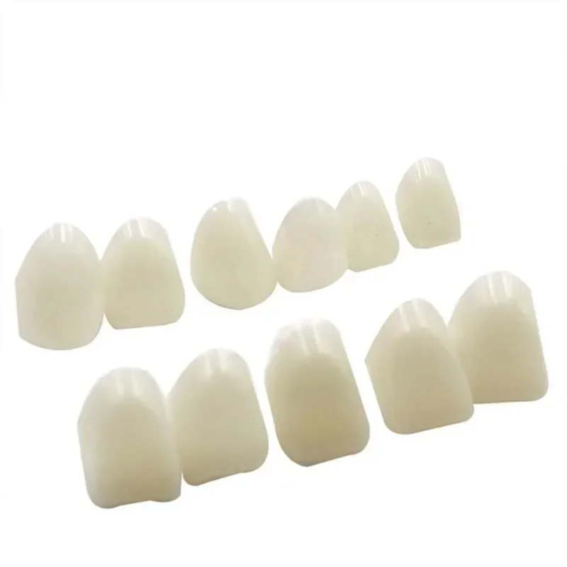 Carillas dentales de porcelana para el cuidado bucal, Kit de reemplazo de corona temporal de resina para dentadura postiza, 70/50 piezas