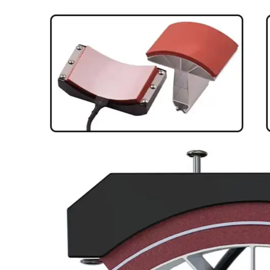 110V Cap Press Pad Heating Transfer Plate Aluminum Iron Silicone For Hat Heat Press Machine Bill Forehead Printing Accessories