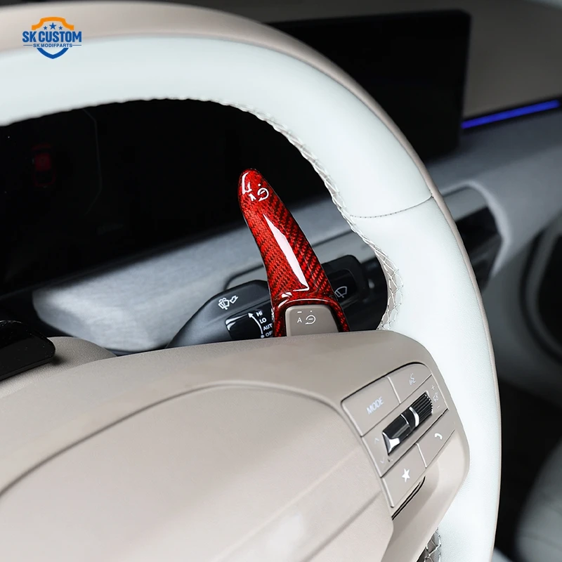 Picture 5: Carbon Fiber Steering Wheel Paddle Shifter for Kia EV3 EV4 GT Car Accessory Refit