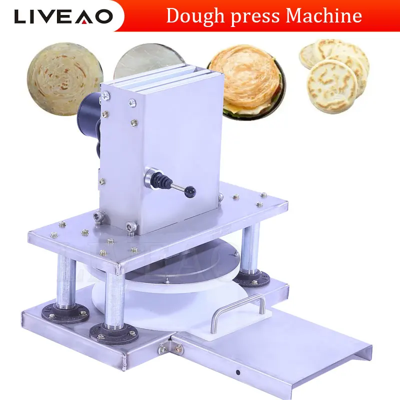 Cake Press Electric Commercial Hand-Grabbing Cake Pressing Machine Flattening Machine Pressing Dough Tortilla Burning Artifact