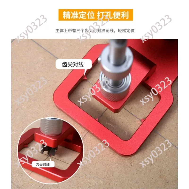 Vertical Handheld Spherical Hole Drilling Tool with Drill Bit Sleeve Precise Punching Equipment for Accurate Hole Making