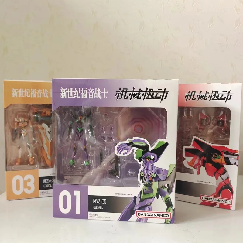 

Genuine Bandai NAMCO BNTSH BNF ULTIMATEACTION EVA Unit 01 02 EVANGELION Robot Model Anime Action Figure Toy Collectible Gift