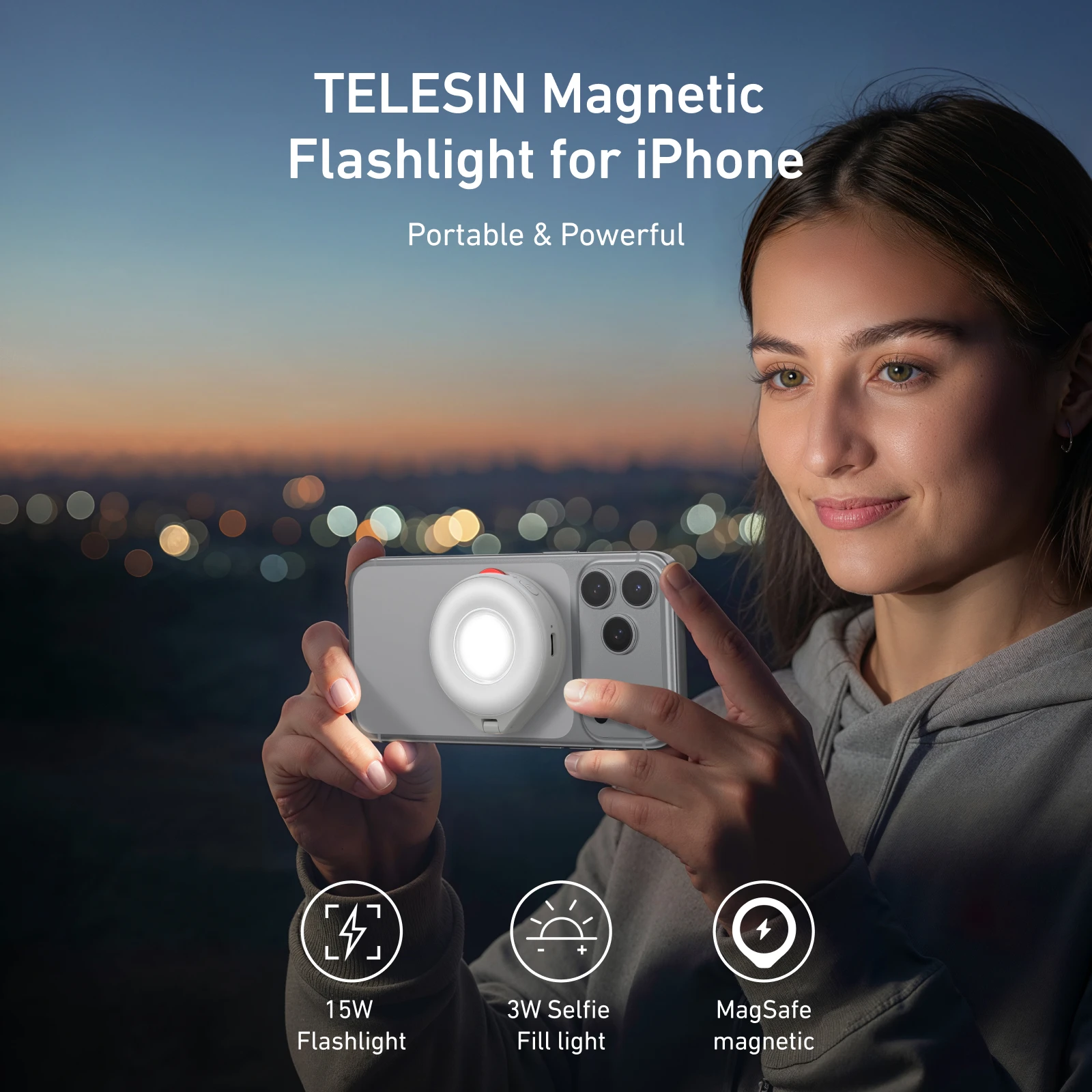 TELESIN Magnetic Flash light S - огляд і ціна Photography Lighting Brand