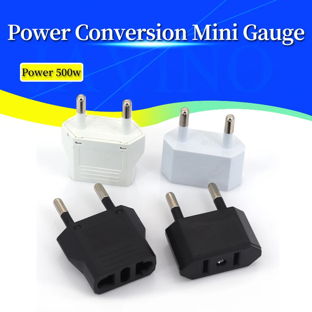 EU Euro KR Plug Adapter US to EU Plug Adapter Travel KR EU Adapter Electric EU KR Plug Converter Power Sockets AC Outlet