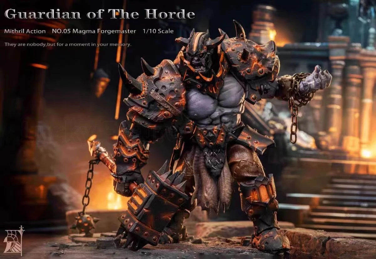 【Originale】TYCTOYS Guardian of The Horde Mithril Action No.05 Magma Forgemaster 1/10 Action Figure Model Toy