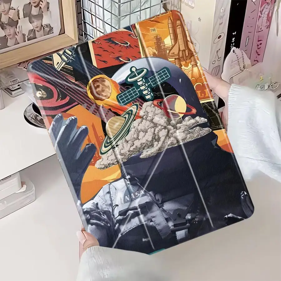 Holder Cover Tablet Case For iPad Air 4 5 M3 M2 M4 11inch Mini 6 7 Pro 2025 Pro 11th 10th 9th 8th 7th 12.9inch Creative