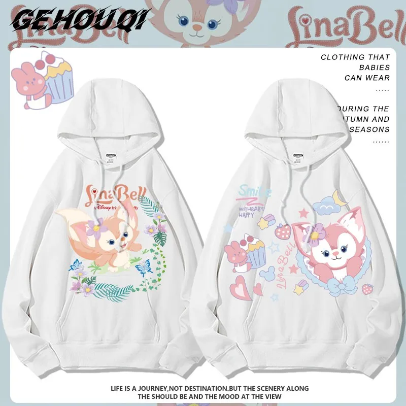 

Disney Linabelle Co-branded Hoodie Women Oversize Trend Girls Coat Everything With Loose Clothes