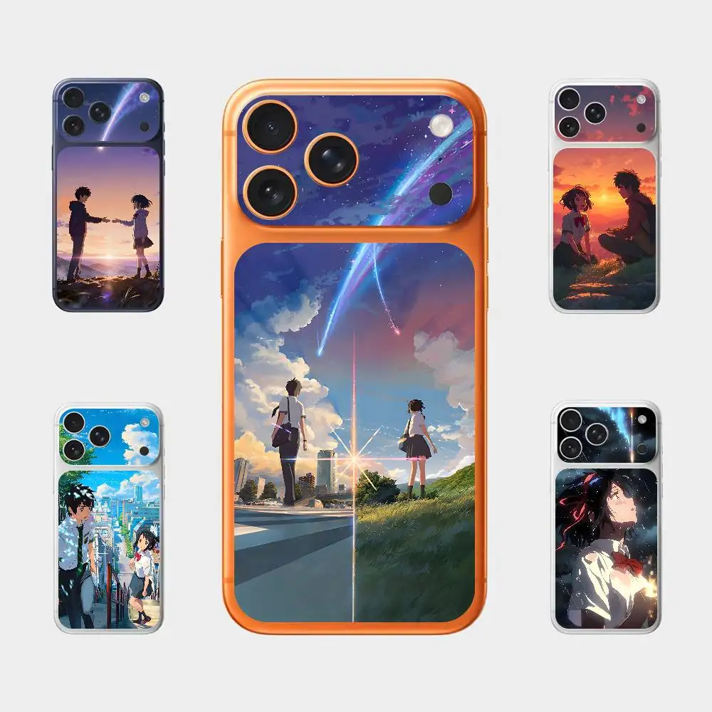 

Anime Y-Your Name For iPhone 17 Pro Max Full Back Cover Decal Wrap Skin Rear Protective Sticker Film