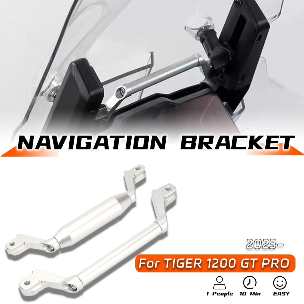 

For New Motorcycle Mobile Phone Navigation Bracket Support 12MM/22MM For TIGER1200 TIGER 1200 Tiger1200 Tiger 1200 GT Pro 2023-