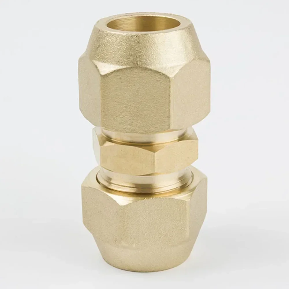 For Air Conditioning System Double Nipple Connector 2PCS Copper Pipe Extension with Enhanced Sealing Performance