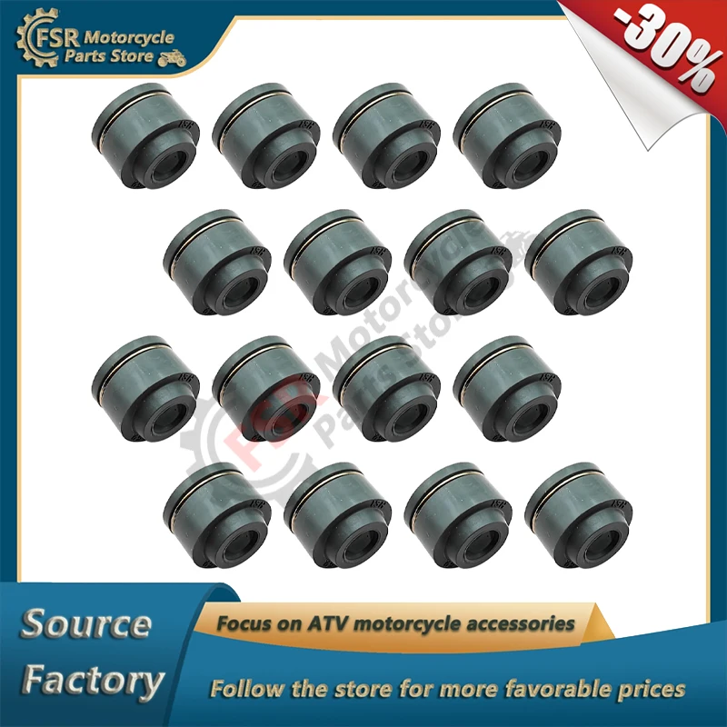 VENTILSTEMDICHTUNG, passend für Suzuki GSX-R 1100 750 600 RF600 SV650 SV-S650 BANDIT 400 RM-Z 250 DR-Z 250 INTRUDER 125, P/N: 09289-04002-000