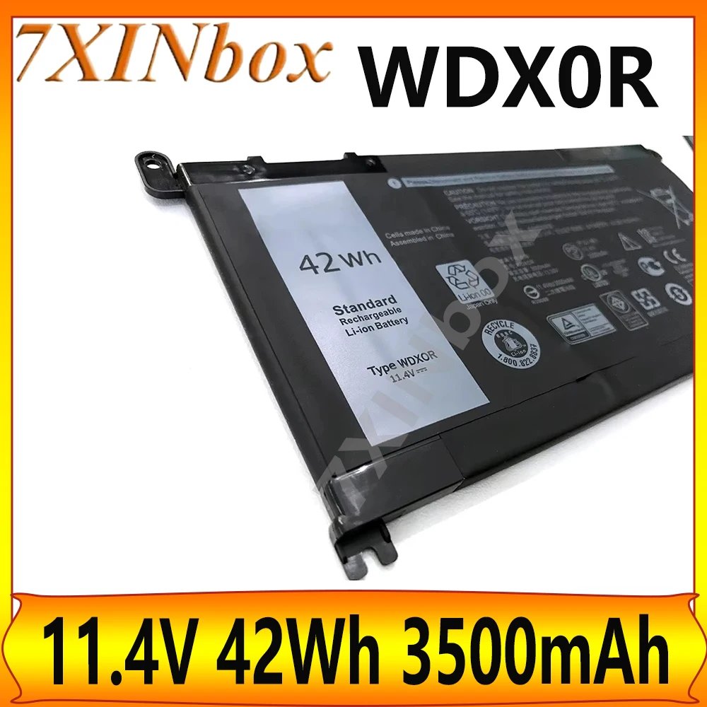 7XINbox WDX0R WDXOR 3CRH3 T2JX4 11.4V 42Wh Laptop Battery For Dell Inspiron 13 7368 14-7460 15 7560 17 5765 5767 5770