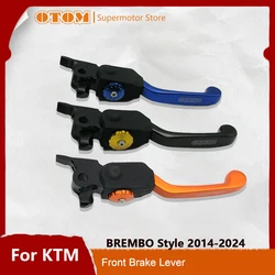 Motorcycle Accessories Front Brake Lever Foldable 7 Gear Adjustable CNC Remodel Handle For KTM HUSQVARNA GASGAS Brembo 2014-2024