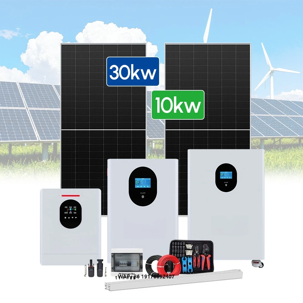 5KW Off-Grid Solar System Complete Set Monocrystalline Silicon 51.2V 5KWH LiFePO4 Battery 'MPPT 3KW Pure Sine Wave Inverter