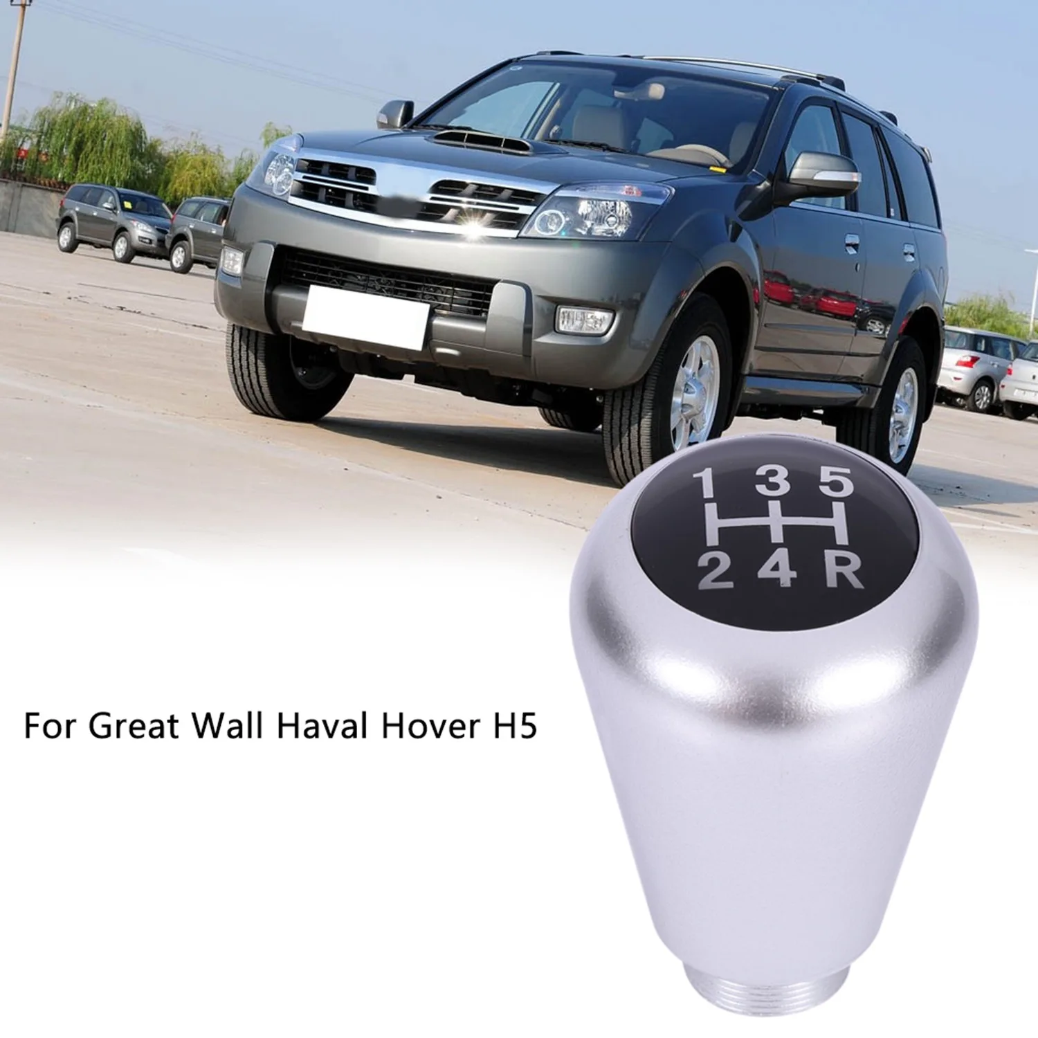A82M-For Great Wall Haval Hover Car Manual 5 Speed Gear Shift Knob Lever Head Gear Shift Lever Trim Dust Cover