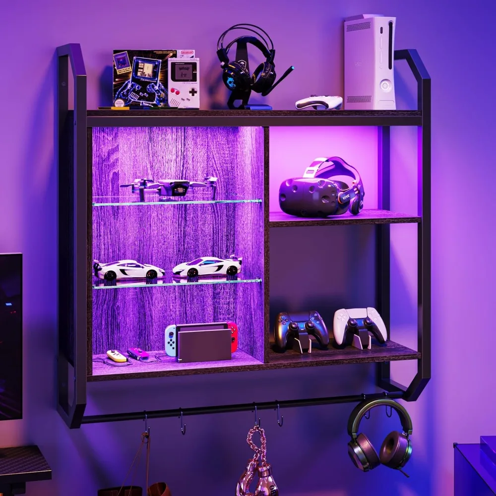 Bestier Gaming Floating Shelves,34