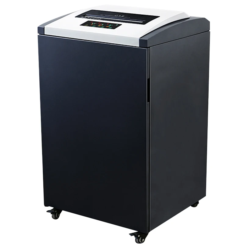 Heavy Duty Paper Shredder Large Capacity 130L Micro Cut A3/A4 Document CD Credit Card Suitable For Industrial Commercial Shred