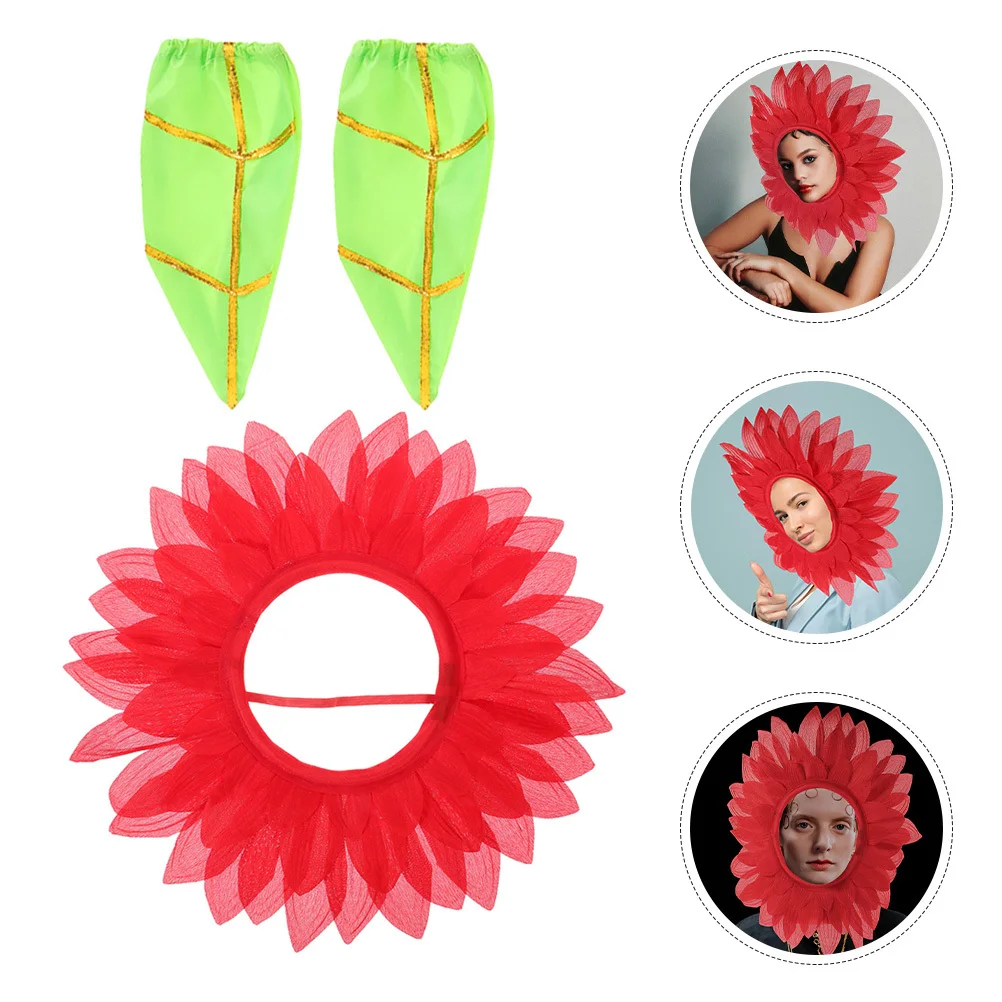 해바라기 머리 장식 꽃 의상 무대 파티 소품 재미있는 코스프레 액세서리 댄스웨어 파티 용품