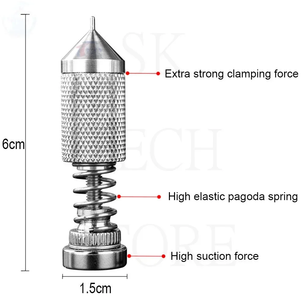 4pcs Strong Magnetic Suction Spring Clamp Holder Tool for Circuit Board Electronic Repair Tool For Large Size PCB Soldering Tool