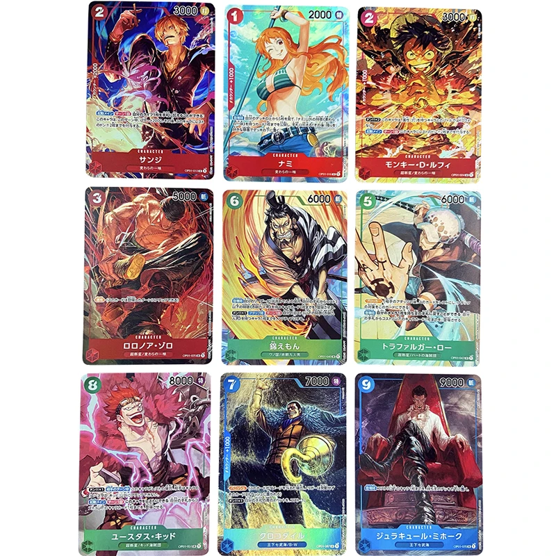 48pcs/set One Piece TCG OPCG OP01 Card Game Luffy Shanks Roronoa Zoro Nami Japanese Version Replica Game Anime Collection Cards