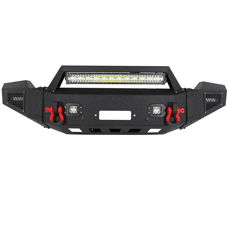 Hot Selling Offroad Accessories Steel Front Bumper with LED Lights for 2003-2005 Dodge RAM 3500 Pickup